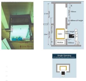 Marine dumbwaiter design